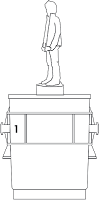 Zeichnung Holzskulpturen