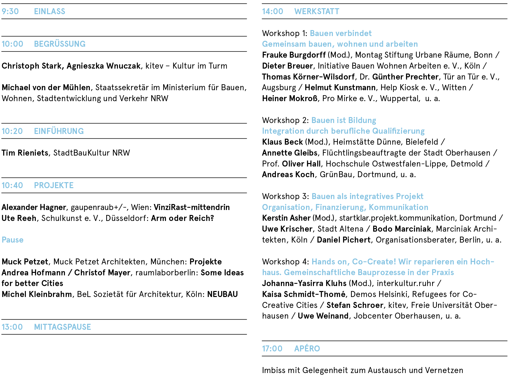 Konferenz-Programm
