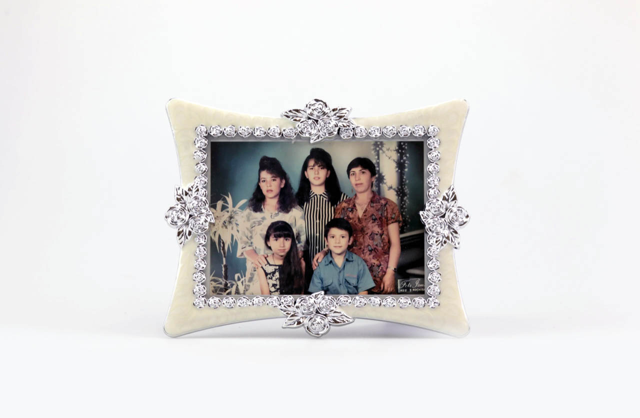Familienbild im Rahmen